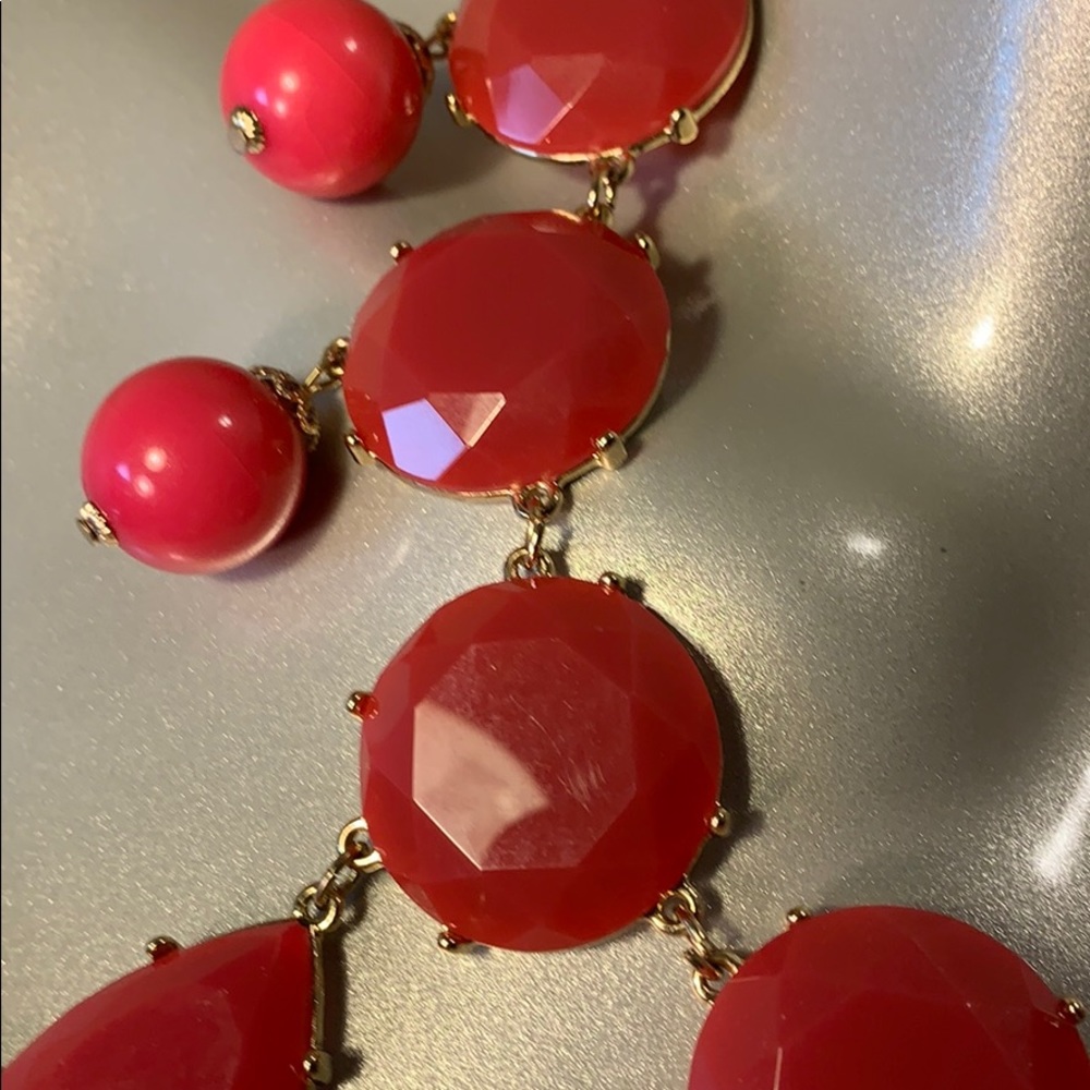 Pink statement necklace - Picture 7 of 8